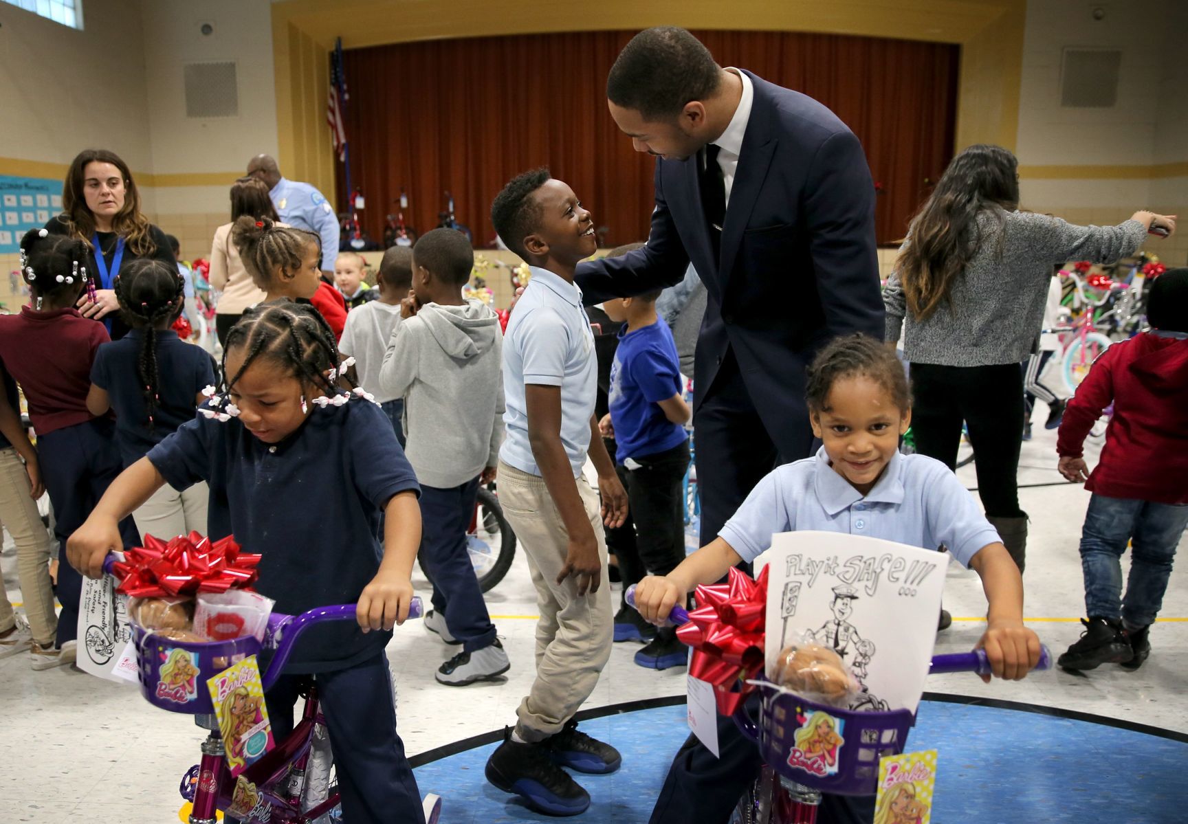 Bikes donated to Peabody Elementary School